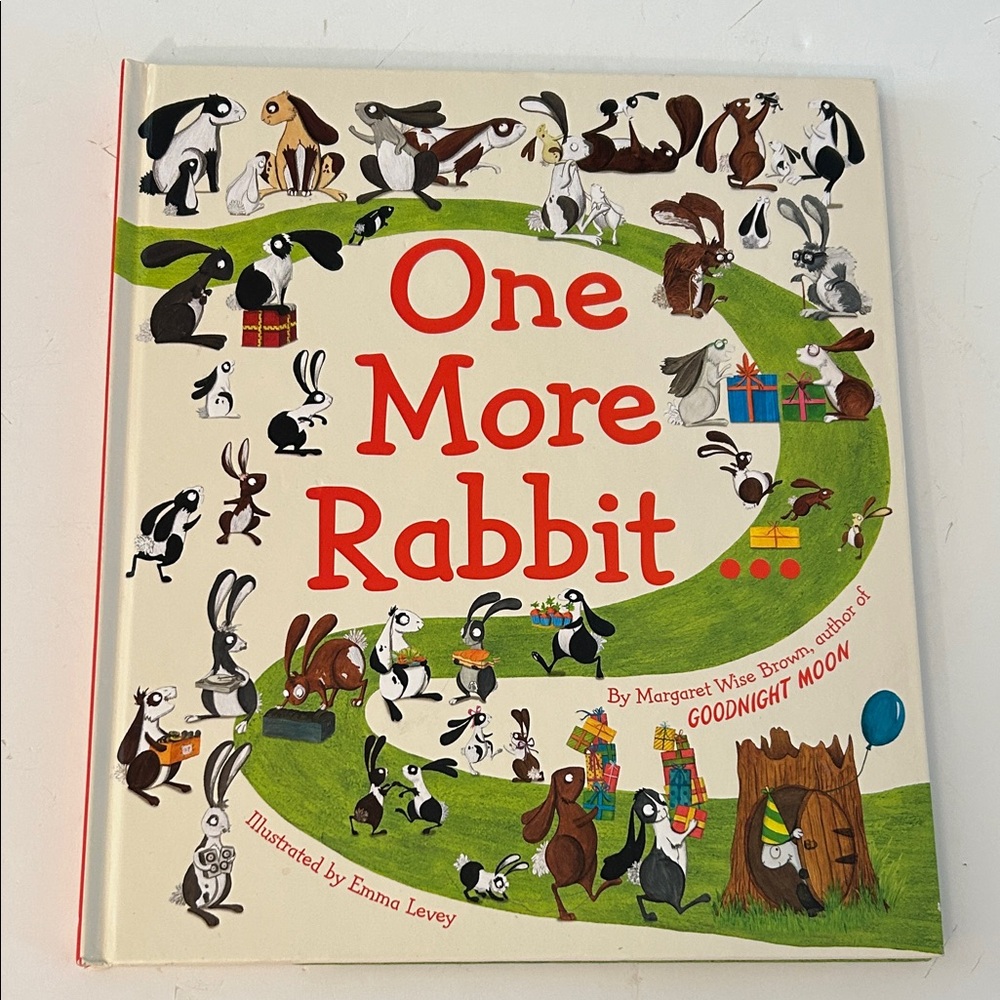 One More Rabbit hardcover Book Birthday counting by Margaret Wise Brown